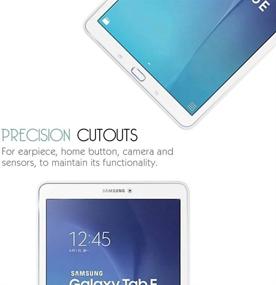 img 3 attached to 📱 FanTEK Samsung Galaxy Tab E 9.6 Screen Protector - 3 Pack Ultra Thin Crystal Clear HD Cover