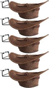 img 4 attached to 🤠 YYST Cowboy Hat Rack Cowboy Hat Holder Cowboy Hat Organizer 5/PK - Hat Not Included