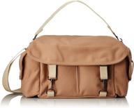 🎒 domke f-2 original shoulder bag 700-02s (sand) for canon, nikon, sony, leica, fujifilm & olympus dslr/mirrorless cameras with multiple lens capacity up to 300mm and accessories logo