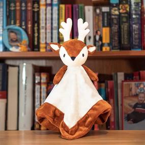 img 3 attached to Giggles Formula: Baby Deer Security Blanket- Ultimate Comfort for Your Little One