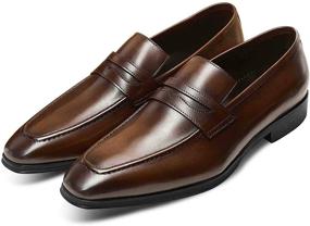 img 2 attached to Alipasinm Loafers Leather Business 11 Men's Shoes