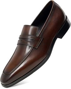 img 4 attached to Alipasinm Loafers Leather Business 11 Men's Shoes