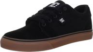 anvil black men's action sports shoes by dc логотип