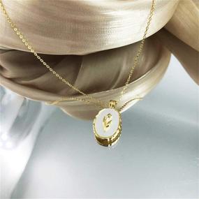 img 1 attached to 🌷 Exquisite Vintage Tulip Flower Pendant Necklace: 925 Sterling Silver 18K Gold Plated, Embossed Oval Link Chain | Perfect Adjustable Jewelry Gift for Women, Girls, Mother | Ideal for Christmas, Valentine's, Birth Month Celebrations