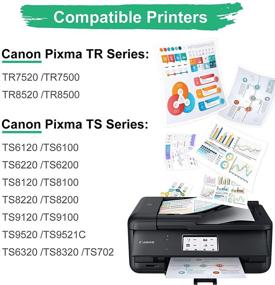 img 3 attached to 🖨️ High-quality Compatible Ink Cartridges for Canon PGI-280XXL CLI-281XXL, 280 XXL 281 XXL - Pixma Printer Compatible - TR7520 TR8520 TR8620 TS6120 TS6220 TS6320 TS702 TS8120 TS8320 TS9120 (5 Pack)