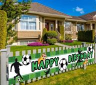 ⚽ kickin' celebration: large soccer happy birthday banner! logo