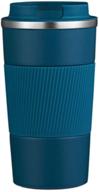 ☕ mwx 18oz insulated coffee cup - leak proof design for hiking, camping & holidays - ideal new year's gift (blue) - zmwx001 логотип