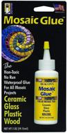 🔗 2-ounce beacon mosaic glue for ceramic, glass, plastic, and wood - ideal for crafts and diy projects logo