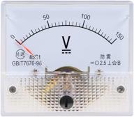 📊 uxcell 85c1 analog panel volt meter with 0-150v range and 2.5% error margin. logo