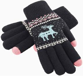 img 3 attached to Winter Touch Screen Gloves Breathable Men's Accessories for Gloves & Mittens