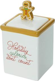 img 2 attached to 🎄 Festive Holiday Ceramic Cookie Jar - Countless Christmas-Themed Delights!