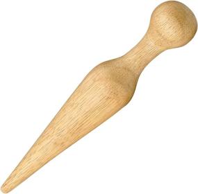 img 1 attached to Harold Import Co. Chinois Pestle, Wood, Cone-Shaped, 8-Inches, Natural