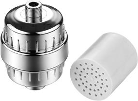 img 4 attached to 🚿 HotelSpa 1126 Universal High Performance Shower Filter: 2 Stage KDF/CAG Cartridge for Overhead, Handheld or Combo Showers (Premium Chrome Finish)