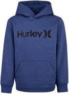 hurley pullover hoodie delft heather boys' clothing for fashion hoodies & sweatshirts logo