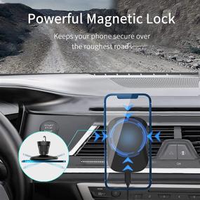 img 1 attached to 🧲 Magnetic Wireless Car Mount Charger for Magsafe Case and iPhone 12/12 Pro/12 Pro Max/12 Mini - Fast Charging Air Vent Car Holder Charger