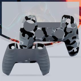 img 2 attached to 🎮 Enhance Your Gaming Experience with the Silicone Case Cover for Sony Playstation 5 PS5 DualSense Controller – 2PC Camouflage2 Edition