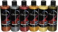 🎨 chroma molten metals acrylic paint set - premium 8.4 oz bottles, assorted colors, set of 6 - vibrant and long-lasting paints - 1442894 logo