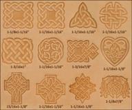 🔨 tandy leather celtic stamp set of 12 craftool tools - model 8161-00 logo