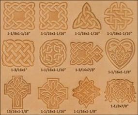 img 1 attached to 🔨 Набор тиснения Tandy Leather Celtic из 12 инструментов Craftool - модель 8161-00