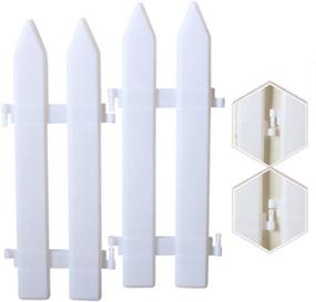 img 2 attached to Christmas Tree Fence: 12 Inch Decorative White Fence for Tree Skirts - Wintico Christmas Party Decor & Supplies