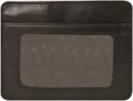 👜 black leather sleeve with travelon blocking technology logo