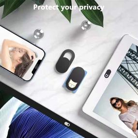 img 2 attached to 📸 Eivuiko Webcam Cover Slide - Ultra-Thin Laptop Web Camera Cover for MacBook, Laptop, PC, Computer, iMac, iPad, iPhone - Privacy & Security Protector - 6 Pack