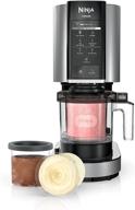 🍦 ninja nc301 creami: ice cream maker, gelato machine, milkshake blender, sorbet maker, smoothie bowl creator with 7 one-touch programs - silver логотип