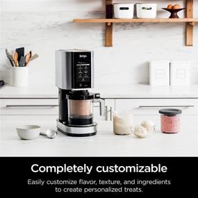 img 1 attached to 🍦 Ninja NC301 Creami: Ice Cream Maker, Gelato Machine, Milkshake Blender, Sorbet Maker, Smoothie Bowl Creator with 7 One-Touch Programs - Silver