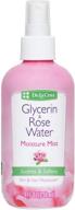 🌹 de la cruz rose water and glycerin spray for face: effective rosewater toner and moisturizer mist for skin and hair - 8 fl oz (236 ml) logo