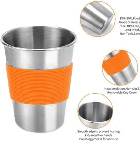 img 3 attached to 🥤 Dorihom 5" Stainless Drinking Silicone Activities: A Perfect Blend of Durability and Versatility!