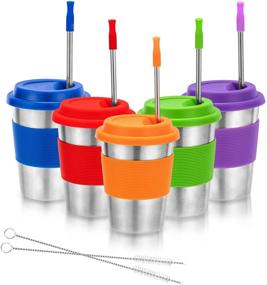 img 4 attached to 🥤 Dorihom 5" Stainless Drinking Silicone Activities: A Perfect Blend of Durability and Versatility!