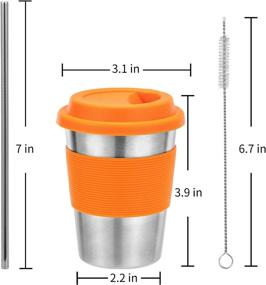 img 2 attached to 🥤 Dorihom 5" Stainless Drinking Silicone Activities: A Perfect Blend of Durability and Versatility!