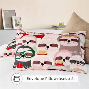 img 1 attached to 🛏️ ZHH Kids' Bedding: Hypoallergenic Microfiber Pillowcases for Children