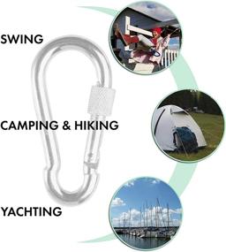 img 2 attached to Carabiners Fitness Invention Playground Oval Shaped