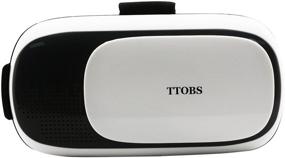img 3 attached to 🔍 TTOBS 3D Glasses DIY Video Movies Games Glasses Virtual Reality Headset for Your Phone Compatible with Android, iOS, and Win 4.7-5.7 inch