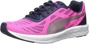 img 4 attached to High Performance PUMA Meteor JR Running Silver Girls' Shoes and Athletic Footwear – Ideal for Active Youngsters!