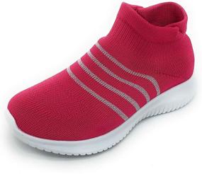 img 4 attached to 👟 Breathable Running Shoes for Boys' Collection - Toddler Sneakers