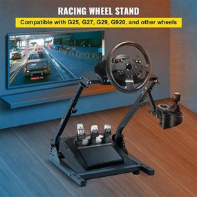 img 3 attached to VEVOR G920 Racing Steering Wheel Stand Shifter Mount for Logitech G27 G25 G29 Gaming Wheel - Stand for Wheel and Pedals (Racing Wheel Stand) - Pedals and Wheel NOT Included