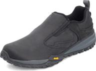 merrell havoc wells loafer: stylish black men's shoes for effortless slip-ons logo