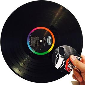 img 2 attached to 🖐️ The 2-Pack Anti Static Record Butler: Soft Fleece Cradles for Clean Vinyl Handling, Preventing Fingerprints!