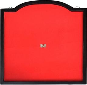 img 1 attached to Dart Backboard featuring 🎯 a Sturdy 1-inch Wooden Frame