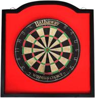 dart backboard featuring 🎯 a sturdy 1-inch wooden frame логотип