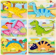 🦖 dinosaur puzzles for educational preschool and kindergarten learning логотип