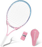 🎾 pikasen 19-23" kids tennis racket starter kit for kids age 9 and under with shoulder strap bag - best toddler tennis racquet logo