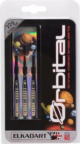 img 1 attached to Настольная игра "Elkadart" Steel Tip Darts с чехлом для переноски - орбитальный дизайн.