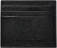 👔 saffiano genuine minimalist blocking bigardini: stylish wallets, card cases & money organizers for men logo