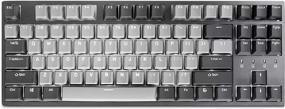 img 4 attached to 🎮 Durgod Taurus K320 TKL Gaming Keyboard - 87 Keys - Double Shot PBT Keycaps - NKRO - USB Type C (Cherry Black, Grey with White Backlight)