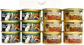 img 2 attached to Taste of the Wild Cat Food Variety Pack: 6 Flavors including Rocky Mountain Feline & Canyon River Feline Trout & Salmon Formulas