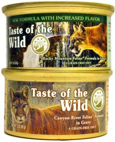 img 3 attached to Taste of the Wild Cat Food Variety Pack: 6 Flavors including Rocky Mountain Feline & Canyon River Feline Trout & Salmon Formulas