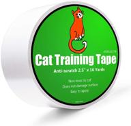 🐾 8-пак jxselect антицарап cat тренировочная лента, xl большого размера (11.8"x 17") или большого размера рулона (3"x30 ярдов), прозрачная двусторонняя лента для кошек, предотвращающая царапины, без шиповая лента для отпугивания кошек - защита мебели логотип